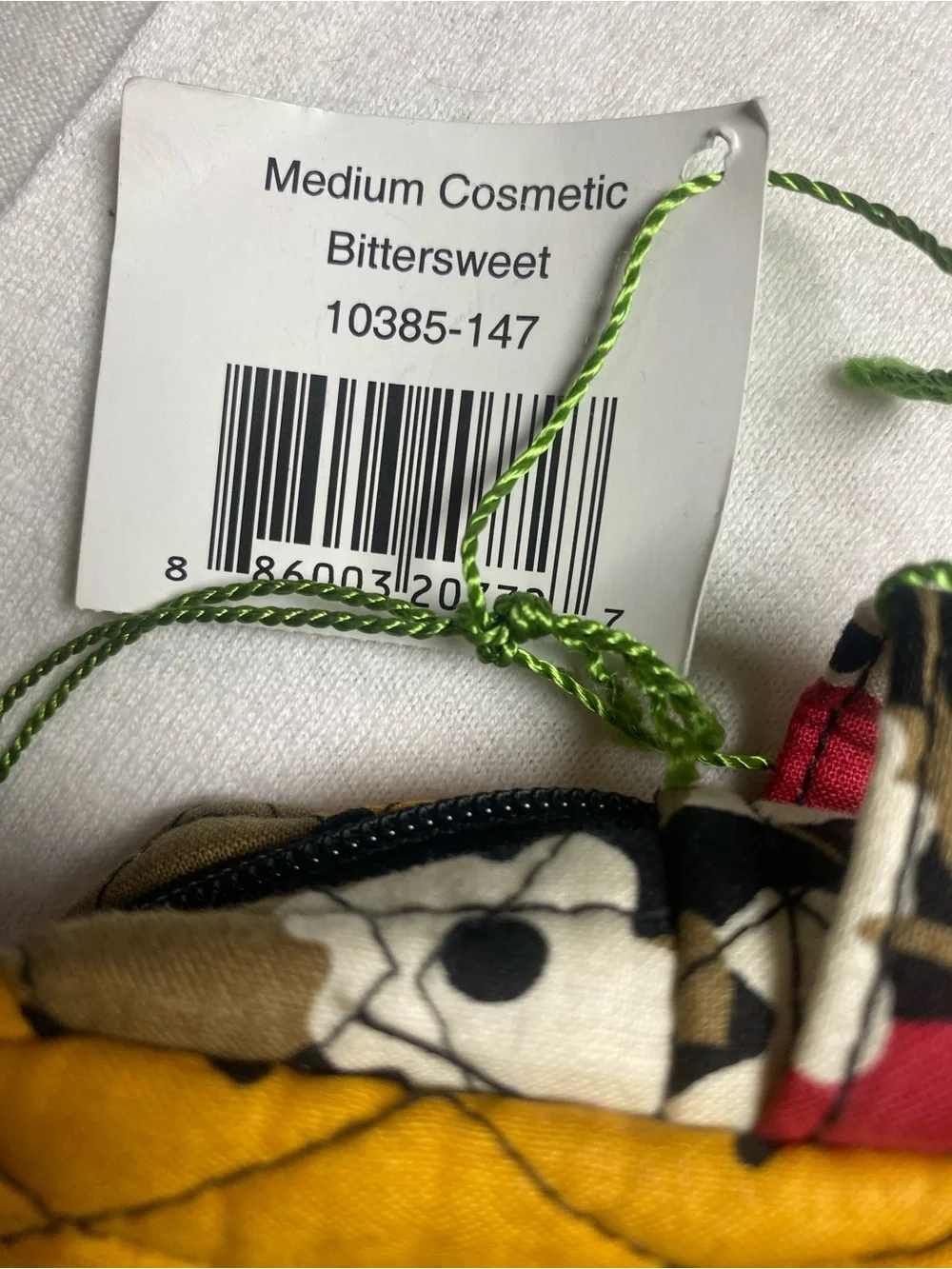 Vera Bradley NWT Bittersweet Medium Cosmetic Bag